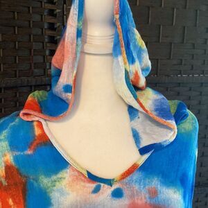 Dalin Hooded Dress Bathing Suit Coverup Plus Size 3X